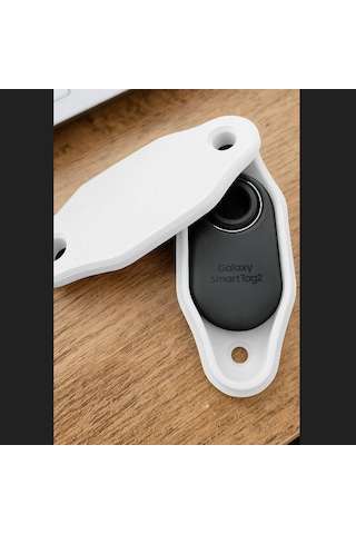 Smarttag2 Için Bisiklet Suluk Arkasına Takılan Tutucu Smart Tag 2 Kılıf Beyaz