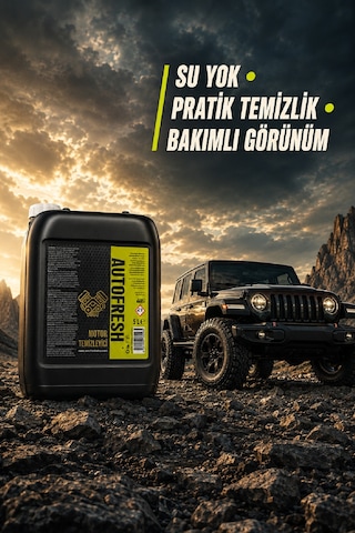 Araç Susuz Motor Yağ Kir Temizleyici Ve Parlatıcı 5lt - Sünger