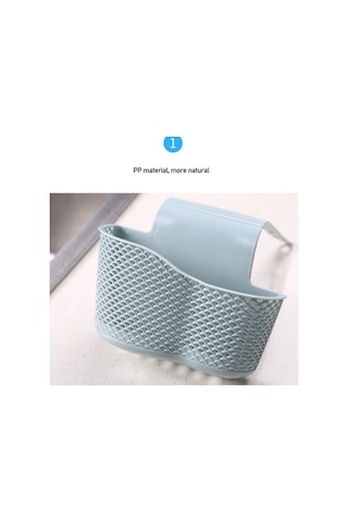 Besthome1 Küçük Mutfak Sulama Vanası Sponge Tutucu, Su Geçirmez Delikli Tasarım, Bakteri Önleyici, Ev Ve Villa Kullanıma Uygun, Gri