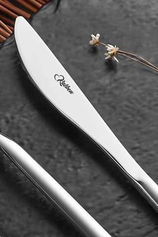 Avcı 1063 Amore Klasik Çatal Bıçak Kaşık Takımı 36 Parça Gri