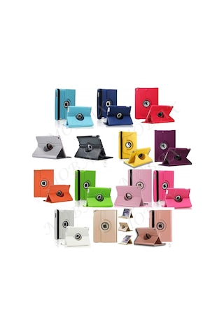 Apple Uyumlu iPad Mini 1 / 2 / 3 360 Dönebilen Standlı Case Kılıf
