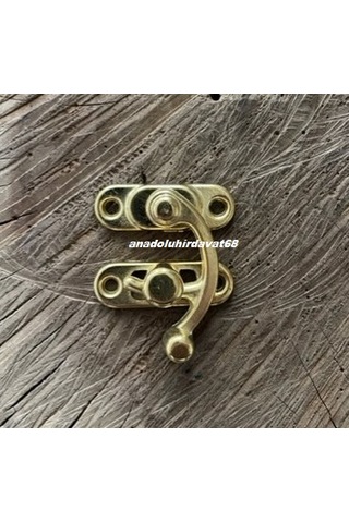 Dmr Dekoratif Kutu Klips Mini Tavla Klipsi Sarı Renk 26mm 100 Adet Menteşe Klipsi