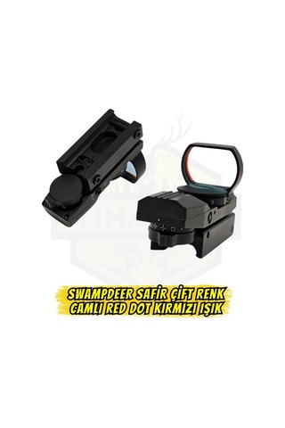 Swampdeer Safir Çift Renk Camlı Red Dot - 4 Farklı Nişangahlı Pr Çok Renkli
