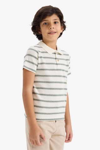 Defacto Erkek Çocuk Regular Fit Polo Yaka Çizgili Kısa Kollu Polo Tişört G6731a826smer105 Ekru-er105