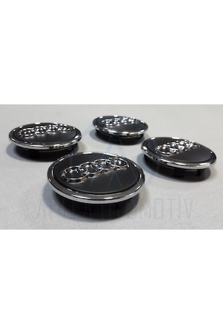 4 X Audi A3 8P 8V 2003-2013 Çelik Jant Göbegi 68Mm Takim Siyah 377522391