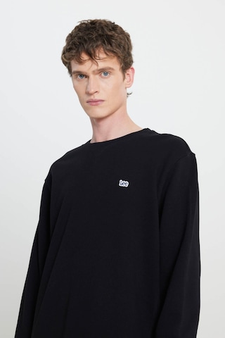 Lee Regular Fit %100 Pamuk İçi Polarlı Siyah Erkek Sweatshirt L81ıry100 Siyah
