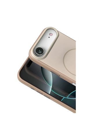 Gld-spt- Newface Apple Uyumlu iPhone 17 Air Neva Magsafe Kapak - Gold