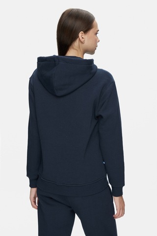 Ucla Jess Lacivert Kapüşonlu Nakışlı Oversize Kadın Sweatshirt Lacivert