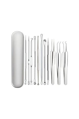 Zhltools 11 Parça Siyah Nokta Sivilce Temizleyici Cilt Bakım Komedon Seti Kutulu