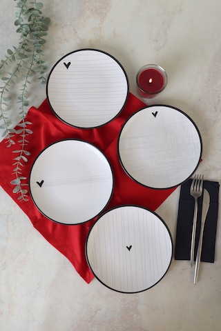 Keramika Sensa Ege Pasta Tabağı 20 Cm 4 Adet 23789-92 Çok Renkli