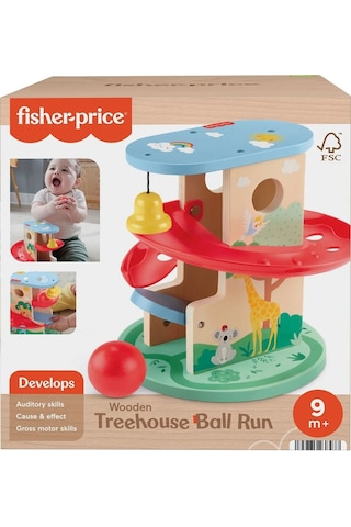 Fisher-price Ahşap Ağaçev Top Kaydırağı Hxt92