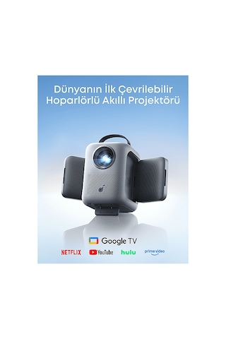Anker Soundcore Nebula P1ı D2200 Akıllı Taşınabilir Projeksiyon Cihazı Siyah