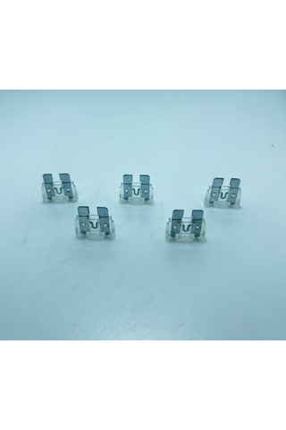 5 Adet 25 Amper Gri Standart Bıçak Sigorta 25a