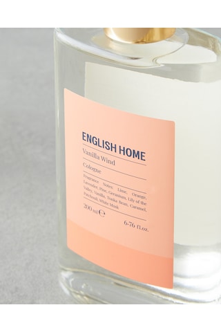 English Home English Home Vanilla Wind Kolonya 200 Ml Şeffaf