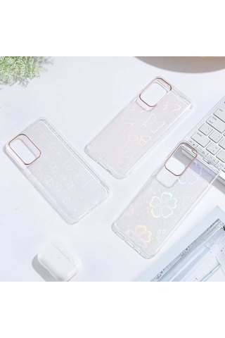 Xiaomi Redmi Note 11t 5g Kılıf Zore Sidney Desenli Sert Kapak Heart No1