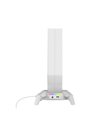 Rampage Rm-h27 Igrıs Kulaklık İçin Stand Rgb Işıklı 3 Usb 1 Type-c Bey