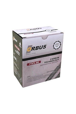 Orbus 12v 7 Ah Motosiklet Aküsü (113*70*130) (ytx7l-bs) (smf) (2. N11.16704