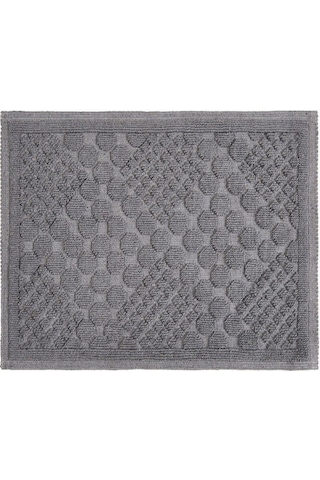 Evidea Soft Kağan 2'li Banyo Paspası - Gri - 60x100 Cm + 50x60 Cm Gri