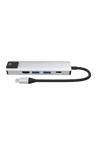 5 Port Usb Hub 3.0 Type C To Ethernet/hdmı Dönüştürücü Çoklayıcı