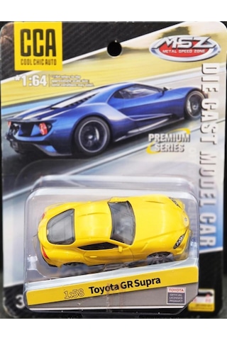 Cca Premium Series Toyota Gr Supra Sarı 1/58 Model Araba