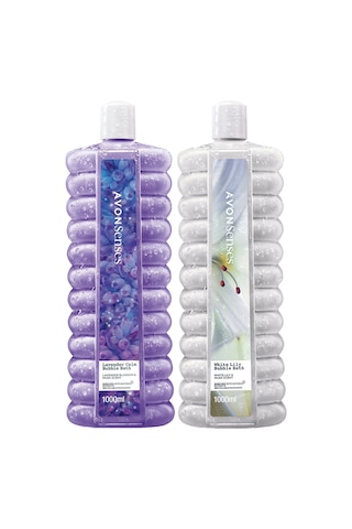 Avon Lavanta Kokulu Banyo Köpüğü 1 L + Avon White Lily Zambak Kokulu Banyo Köpüğü 1 L