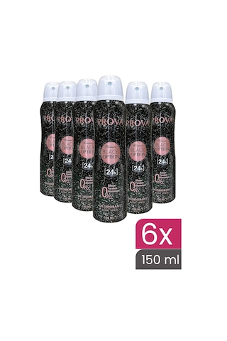 Prova Black Option Kadın Deodorant 6 x 150 ML