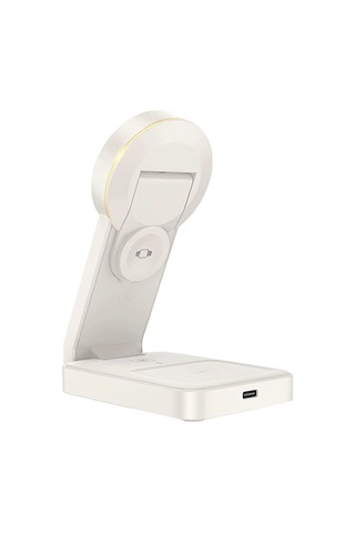 3in1 Magsafe Uyumlu 15w Kablosuz Şarj Standı Apple Uyumlu iPhone, Android Ve A