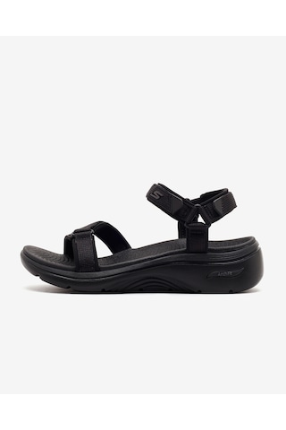 Skechers Go Walk Arch Fıt 2.0 Sandal Kadın Siyah Sandalet 140876 Bbk Siyah