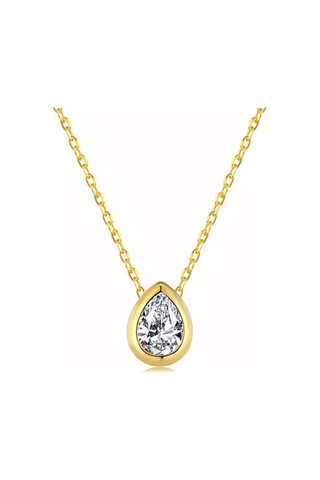 Tancise 925 Ayar Gümüş Aşk Tam Kolye Kadın Kore Klavikula Kolye Kişilik Tatlı Kalp Kolye Kolye Altın