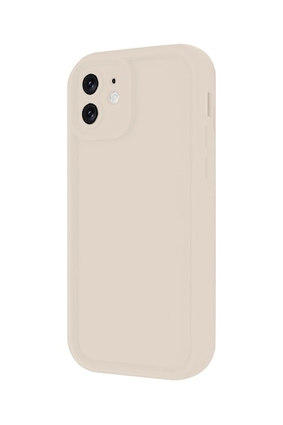 Apple iPhone Uyumlu 11 Kılıf Viera Silikon - Krem