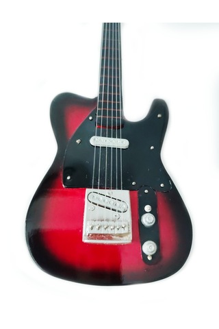 El Yapımı 1/4 Ölçek Minyatür Elektro Gitar Telecaster Standard