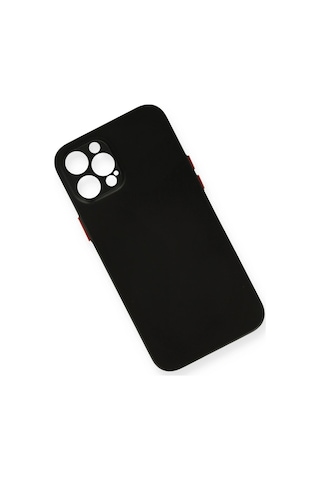 Newface Apple iPhone Uyumlu 12 Pro Kılıf Pp Ultra İnce Kapak Semeglbl - 15 - Siyah