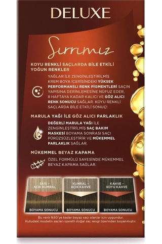 Palette Deluxe Yoğun Küllü Kestane 7 - 36 2 Adet