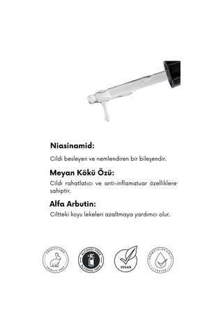 Synora Cilt Tonu Eşitleyici Aydınlatıcı ve Leke Karşıtı Arbutin Serum 30 ML