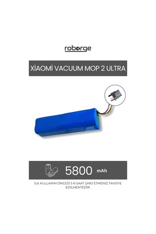 Xiaomi Vacuum Mop 2 Ultra Stytj05zhmhw Robot Süpürge Uyumlu Batarya 5800 Mah - Muadil Ürün
