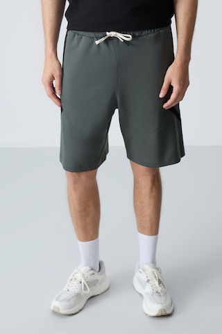 Tommy Life Haki Pamuklu Kalın Yumuşak Dokulu Standart Fit Basic Erkek Şort - 81281 Haki