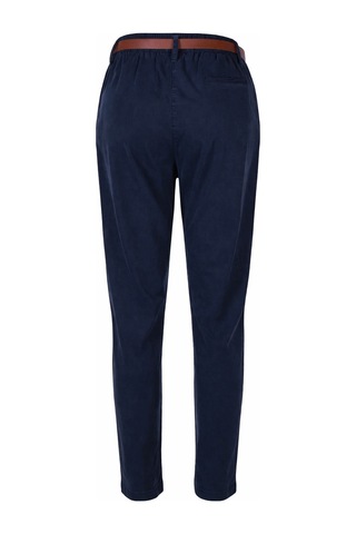 Trender Kemerli Lacivert Kadın Pantolon 5335