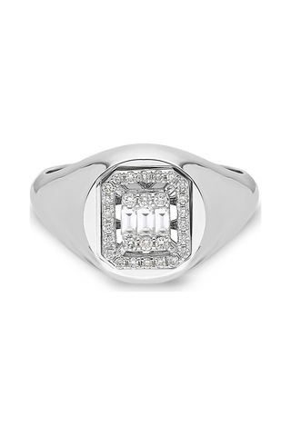 Nochediamond 0,20 Karat Baget Pırlanta Yüzük-323