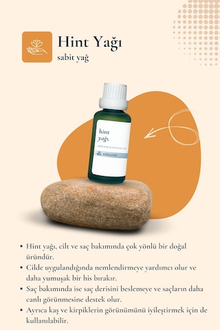 Hint Yağı 30 Ml - Saç Dökülme Karşıtı Ve Saç Bakımı Doğal Yağ