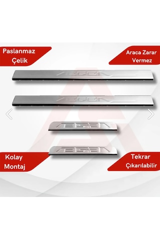 Fiat Egea Sd/hb/sw Kapı Eşiği Kromu 4 Parça P.çelik