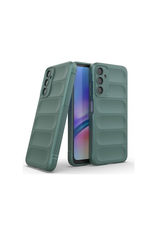 Zore Galaxy Uyumlu A05s Kılıf Esnek Tpu Oyuklu Arka Yüzey Tasarımlı Etnik Silikon Kapak Lacivert