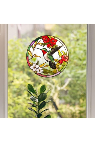 Suntek Sinek Kuşu Cam Çıkartması Çıkartması Dekoratif,