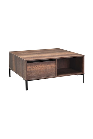 Kare Orta Sehpa - Koyu Ceviz Oslo Ceviz 90x42x90 Cm Gxyxd