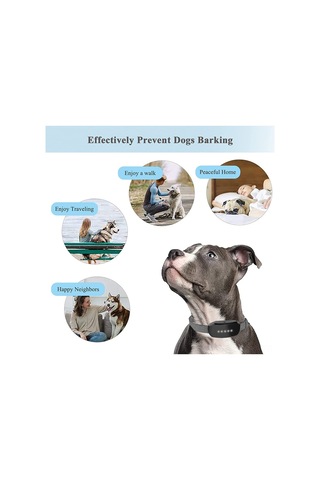 Geeroyoo Köpek Eğitim İçin Dokunmatif Havlama Önleyici, Ip67 Su Geçirmez, Siyah Renk