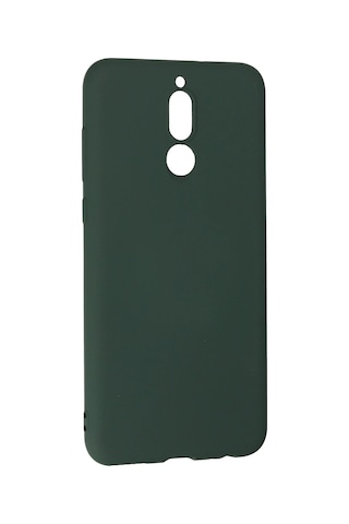 Newface - 95 - Huawei Mate 10 Lite Kılıf Nano İçi Kadife Silikon - - Csmo-tex - Koyu Yeşil