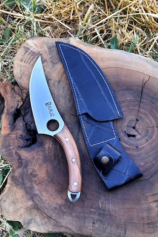 Outdoor Bıçak El Yapımı Kamp Bıçağı 27 Cm Kahverengi
