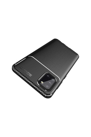 Samsung Uyumlu Galaxy A31 Kılıf Zore Negro Silikon Kapak-Lacivert