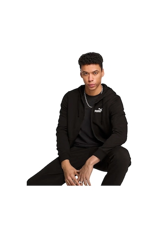 Puma Essentials Full-zip Hoodie Kadın Sweatshirt 68258801 Siyah