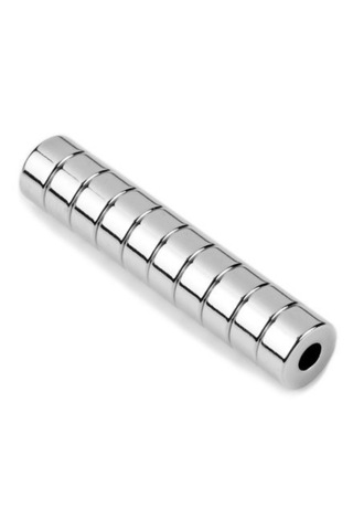 Neohobi 1 Adet Neodyum Mıknatıs Dış Çap: 18mm Iç Çap: 5mm Kalınlık: 10mm D18xd5x10 Güçlü Mıknatıs N125