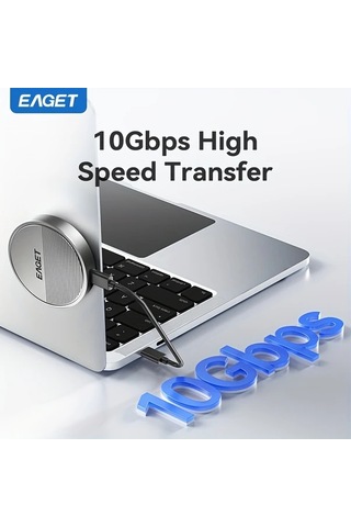 Xuweiwei Eaget Manyetik M2 Nvme Ssd Kutusu İphone Uyumlu 15 Pro Max Usb 3 2 Gen 2 10gbps Hizli Transfer Se880